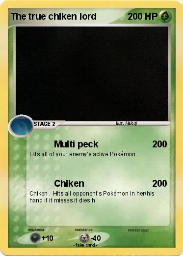 Pokemon The true chiken lord