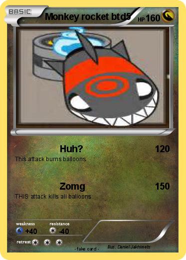 Pokemon Monkey rocket btd5