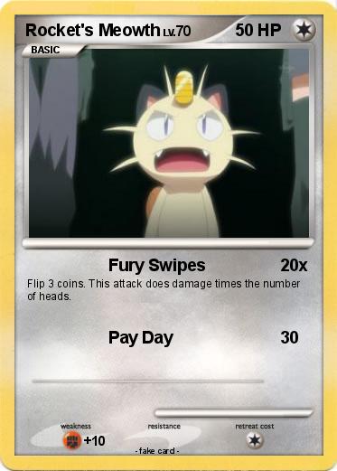 Pokemon Rocket's Meowth