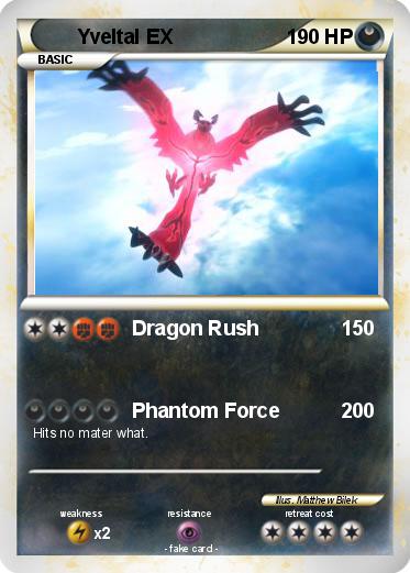 Pokemon Yveltal EX