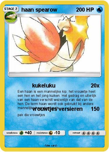 Pokemon haan spearow