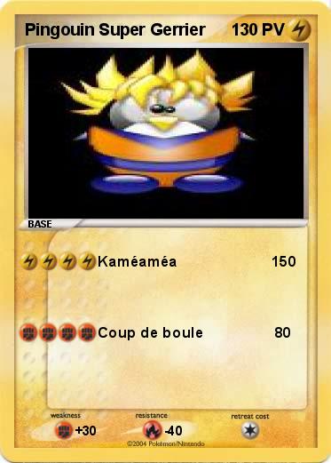Pokemon Pingouin Super Gerrier