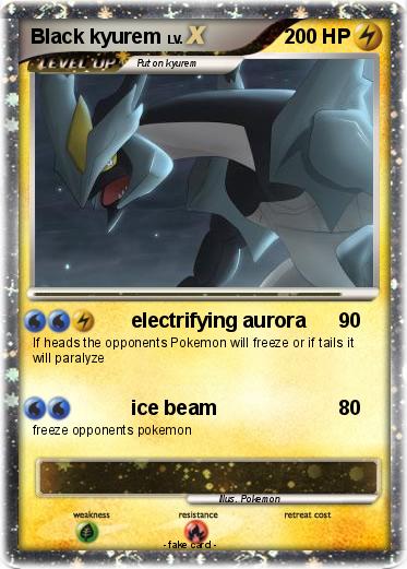 Pokemon Black kyurem