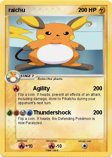 Pokemon raichu