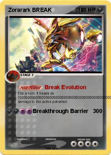 Pokemon Zorarark BREAK