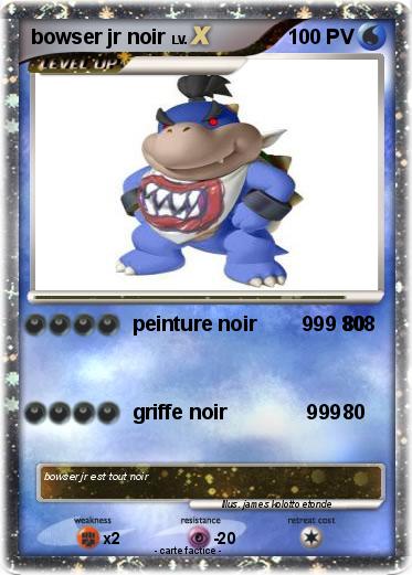 Pokemon bowser jr noir