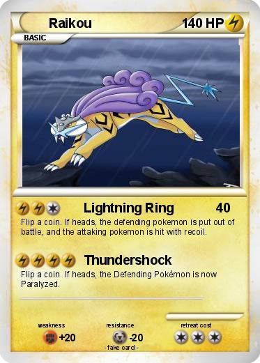 Pokemon Raikou