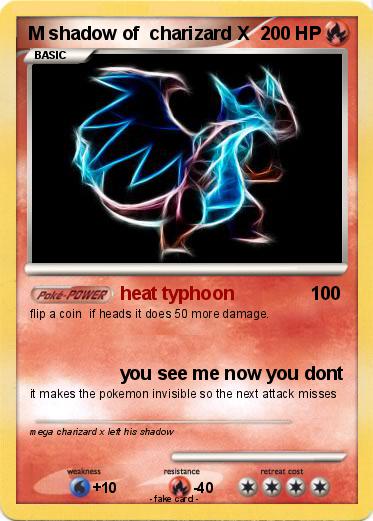 Pokemon M shadow of  charizard X