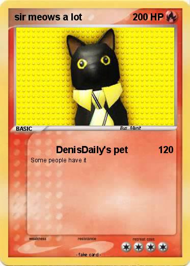 Pokemon sir meows a lot