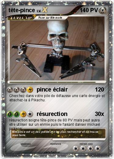 Pokemon tête-pince