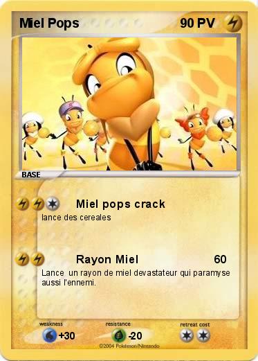 Pokemon Miel Pops