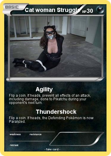 Pokemon Cat woman Struggle