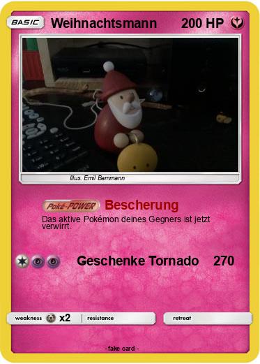 Pokemon Weihnachtsmann