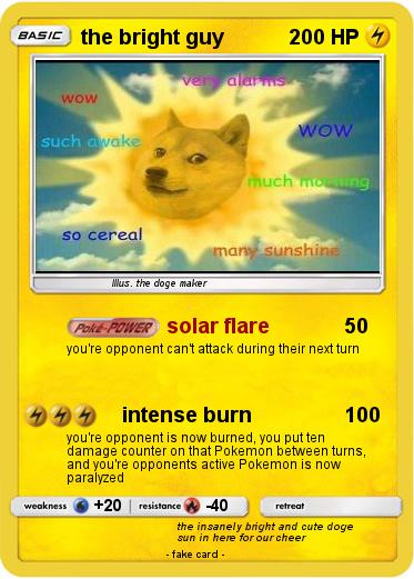 Pokemon the bright guy