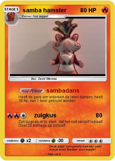 Pokemon samba hamster