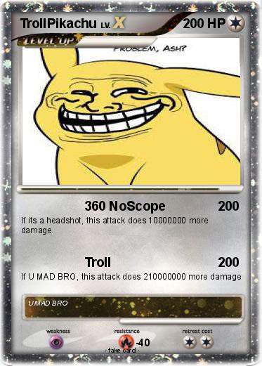 Pokemon TrollPikachu