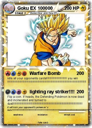 Pokemon Goku EX 100000