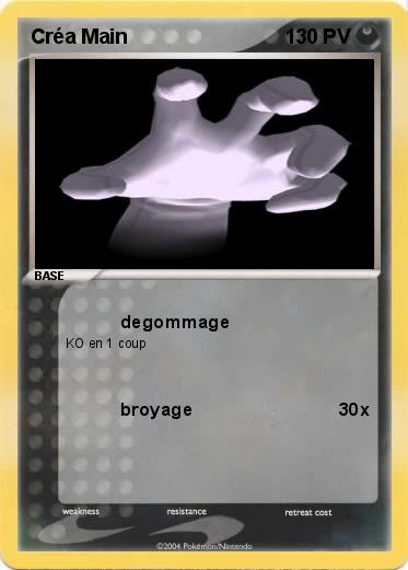 Pokemon Créa Main