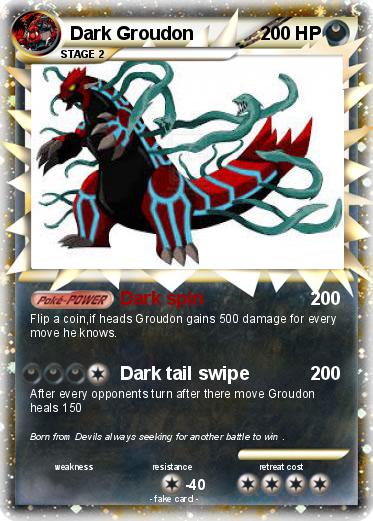 Pokemon Dark Groudon