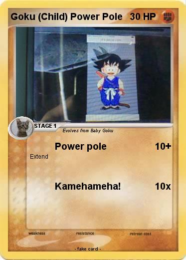 Pokemon Goku (Child) Power Pole