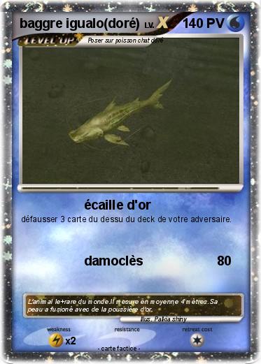 Pokemon baggre igualo(doré)