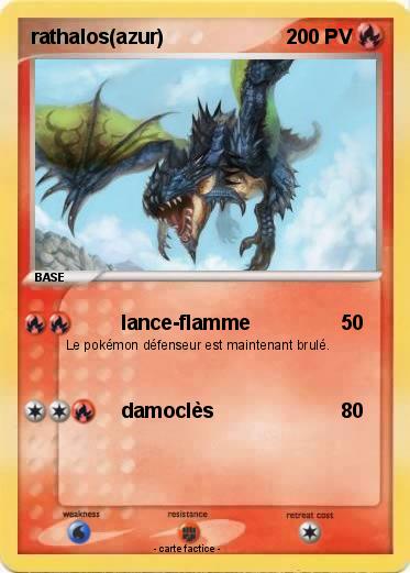 Pokemon rathalos(azur)