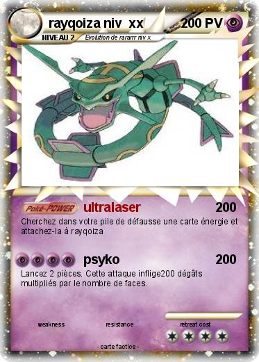 Pokemon rayqoiza niv  xx