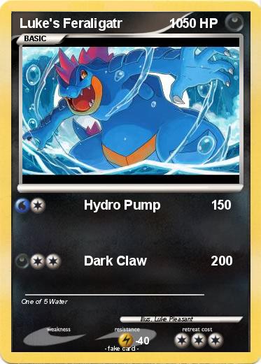 Pokemon Luke's Feraligatr             10