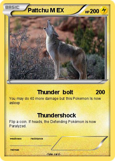 Pokemon Pattchu M EX