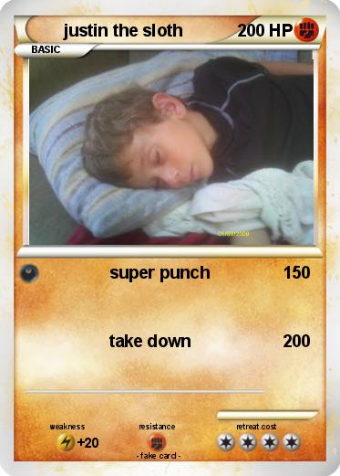 Pokemon justin the sloth