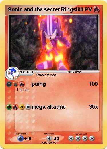 Pokemon Sonic and the secret Rings