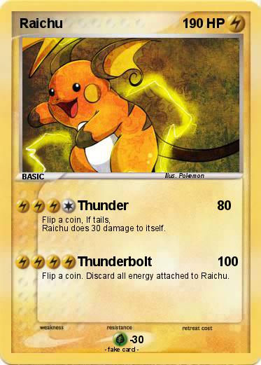 Pokemon Raichu