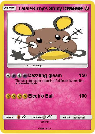 Pokemon LataleKirby's Shiny Dedenne