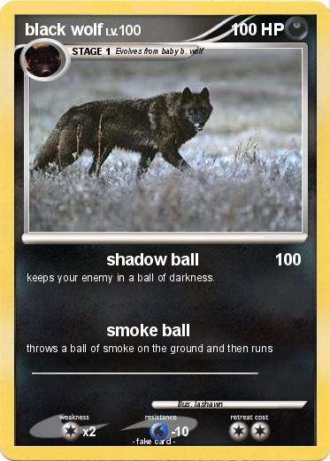 Pokemon black wolf
