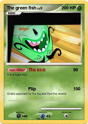 Pokemon The green fish