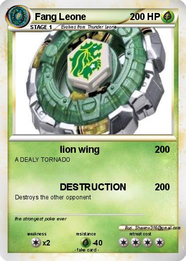 Pokemon Fang Leone