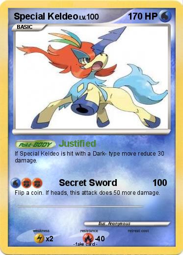 Pokemon Special Keldeo