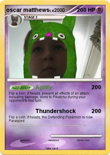 Pokemon oscar matthews