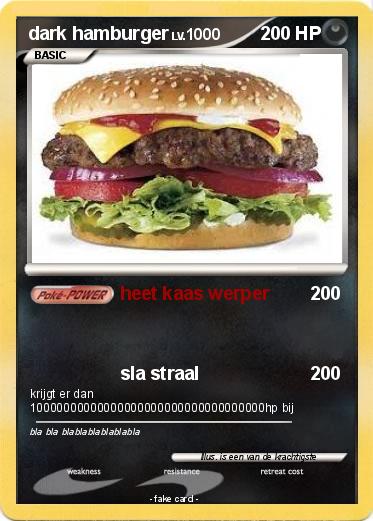 Pokemon dark hamburger