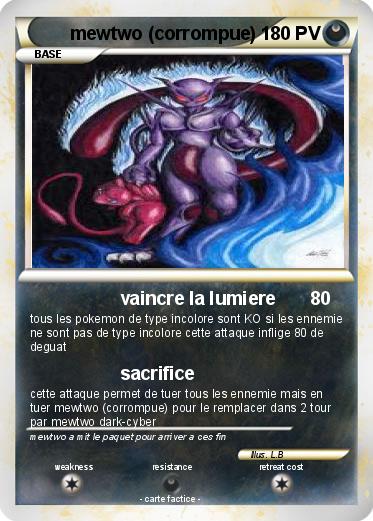 Pokemon mewtwo (corrompue)