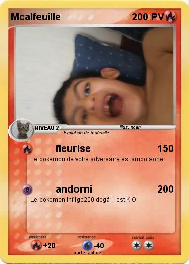 Pokemon Mcalfeuille