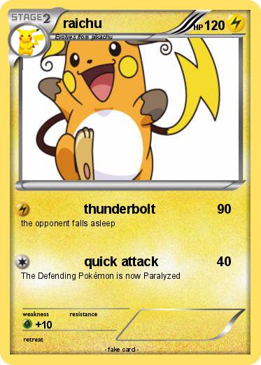 Pokemon raichu