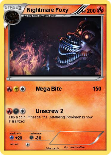 Pokemon Nightmare Foxy