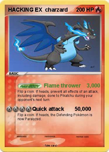 Pokemon HACKING EX  charzard