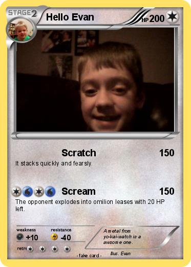 Pokemon Hello Evan