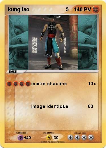 Pokemon kung lao                         5