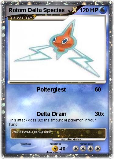 Pokemon Rotom Delta Species