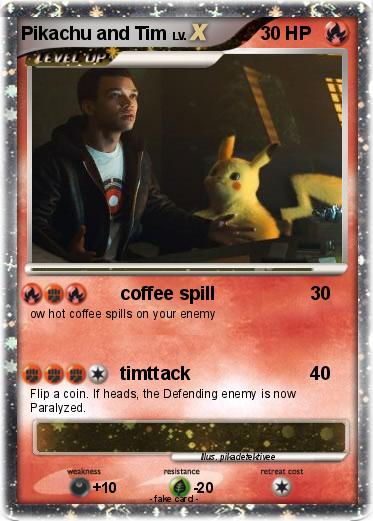 Pokemon Pikachu and Tim