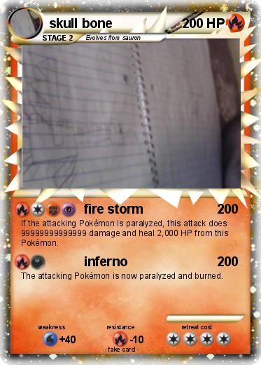 Pokemon skull bone