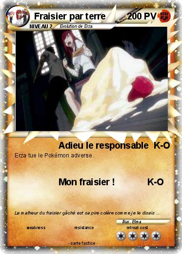Pokemon Fraisier par terre
